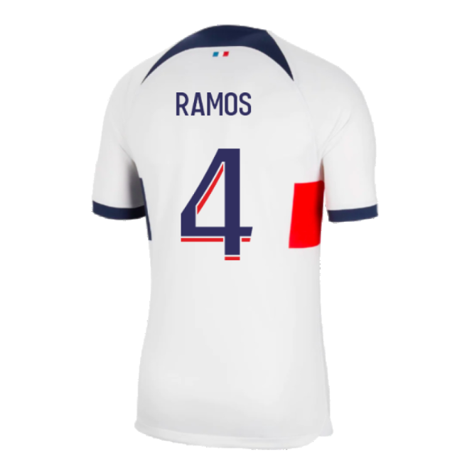2023-2024 PSG Away Shirt (Sergio Ramos 4)-Vantage Point Soccer